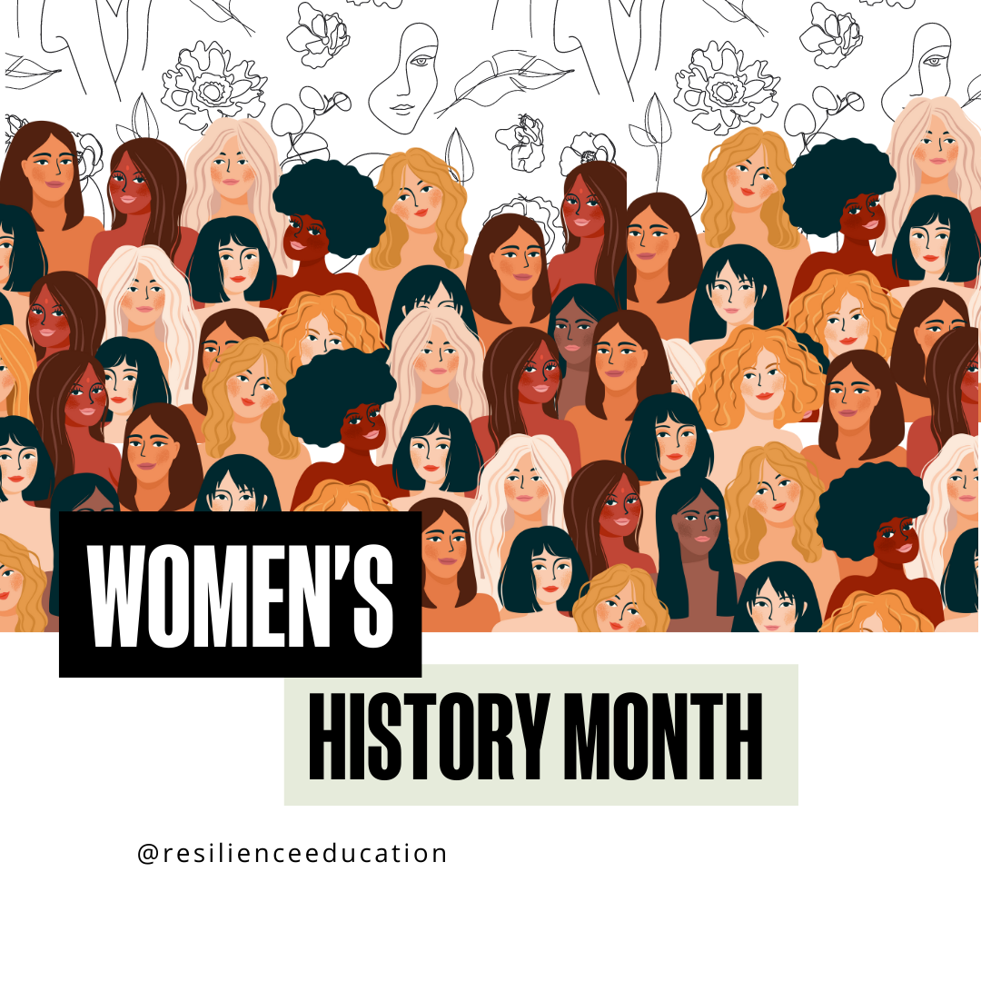 Womens History Month graphic